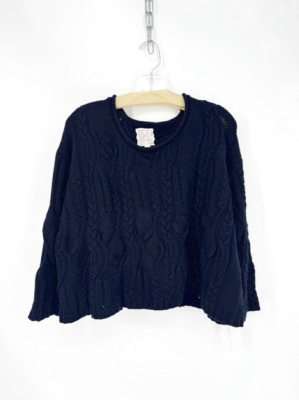 HANNOH WESSEL Wmn's Size S Navy Cashmere Sweater