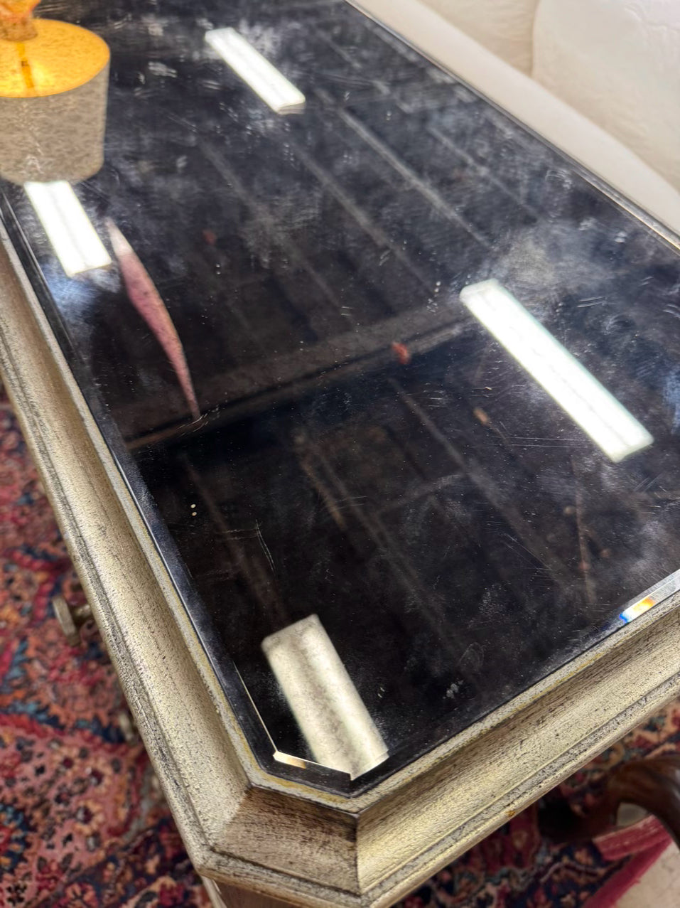 Smokey Mirror 3-Drawer Chest