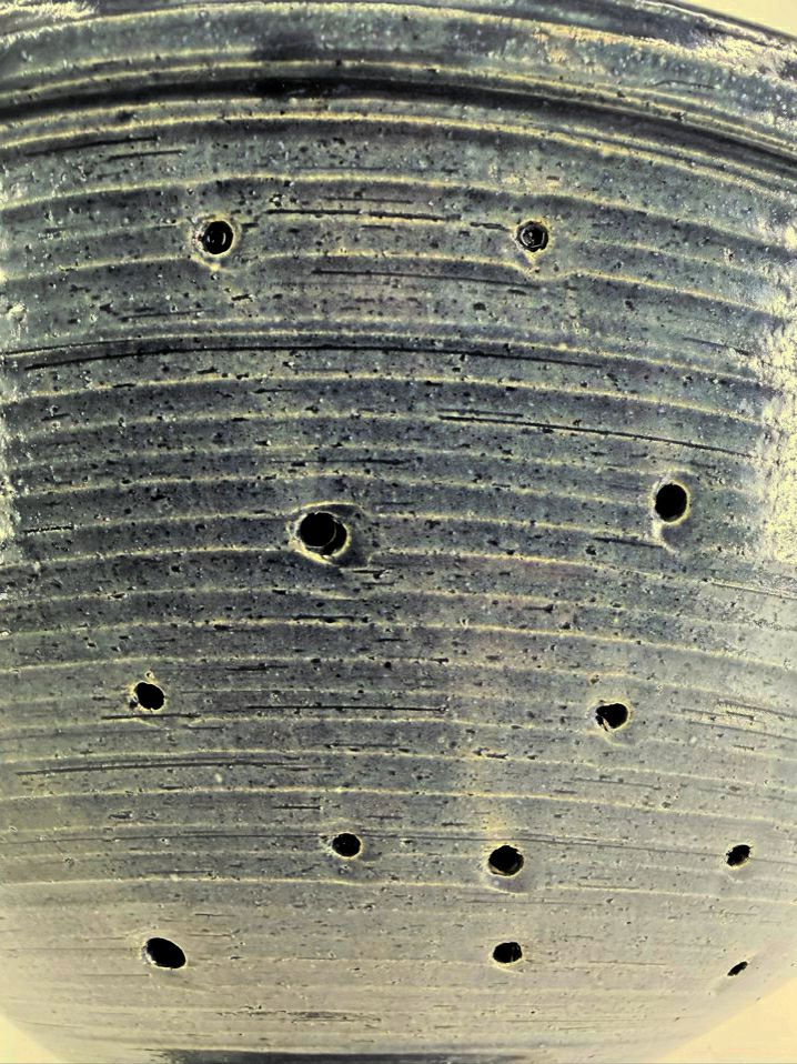 MANGUM Blue Pottery Bowl