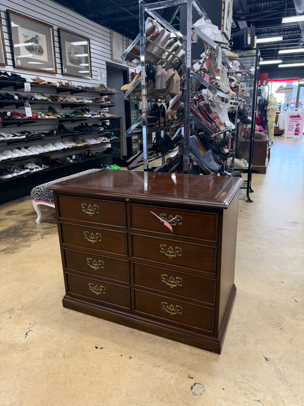 HEKMAN Mahogany 2 drawer File Cabinet