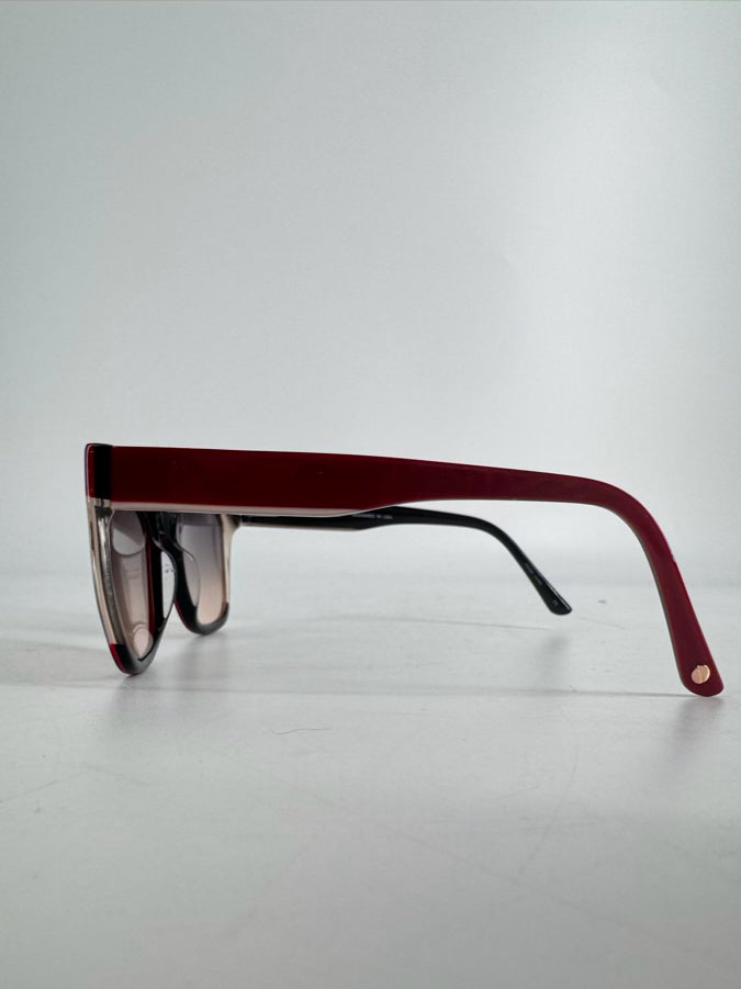 L.A.M.B. Red & Black Sunglasses w/ Case
