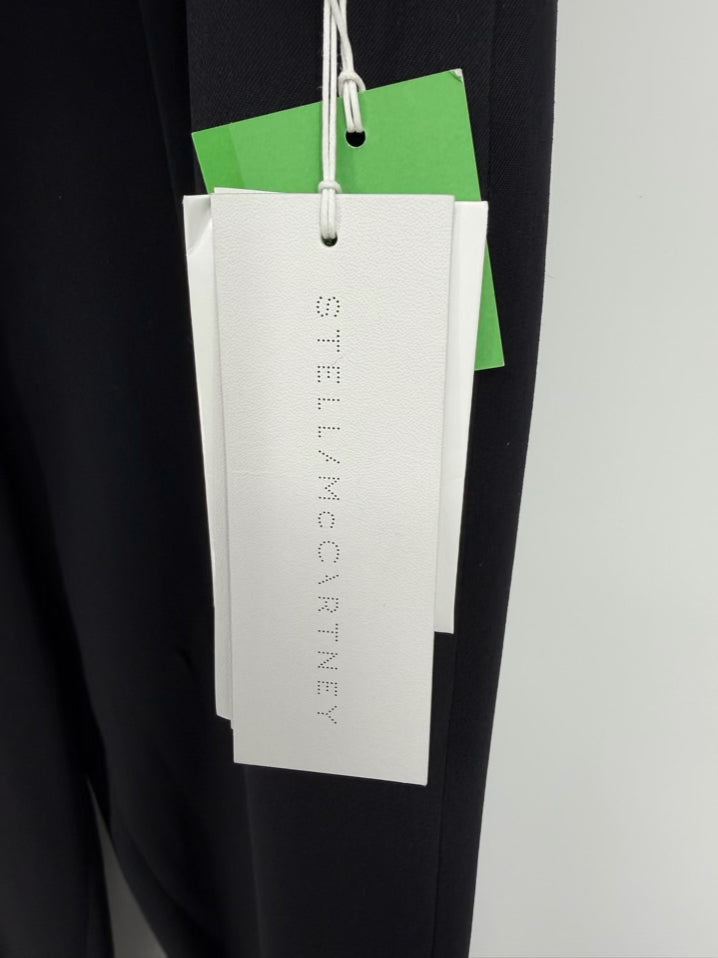 STELLA MCCARTNEY Wmn's Size 44 Black Pleated Pants NWT