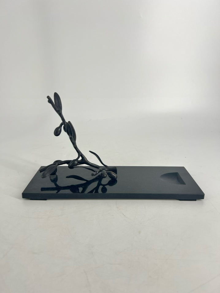 MICHAEL ARAM Black Orchid Wine Holder