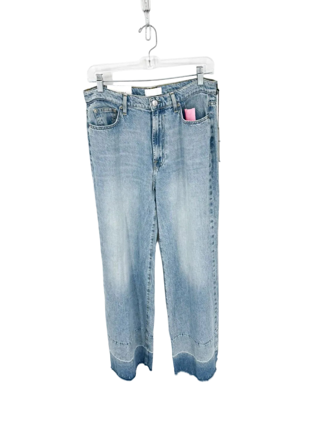 7 FOR ALL MANKIND Wmn's Size 28 Blue Denim Frayed Jeans NWT