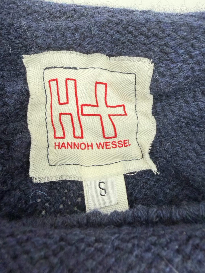 HANNOH WESSEL Wmn's Size S Navy Cashmere Sweater