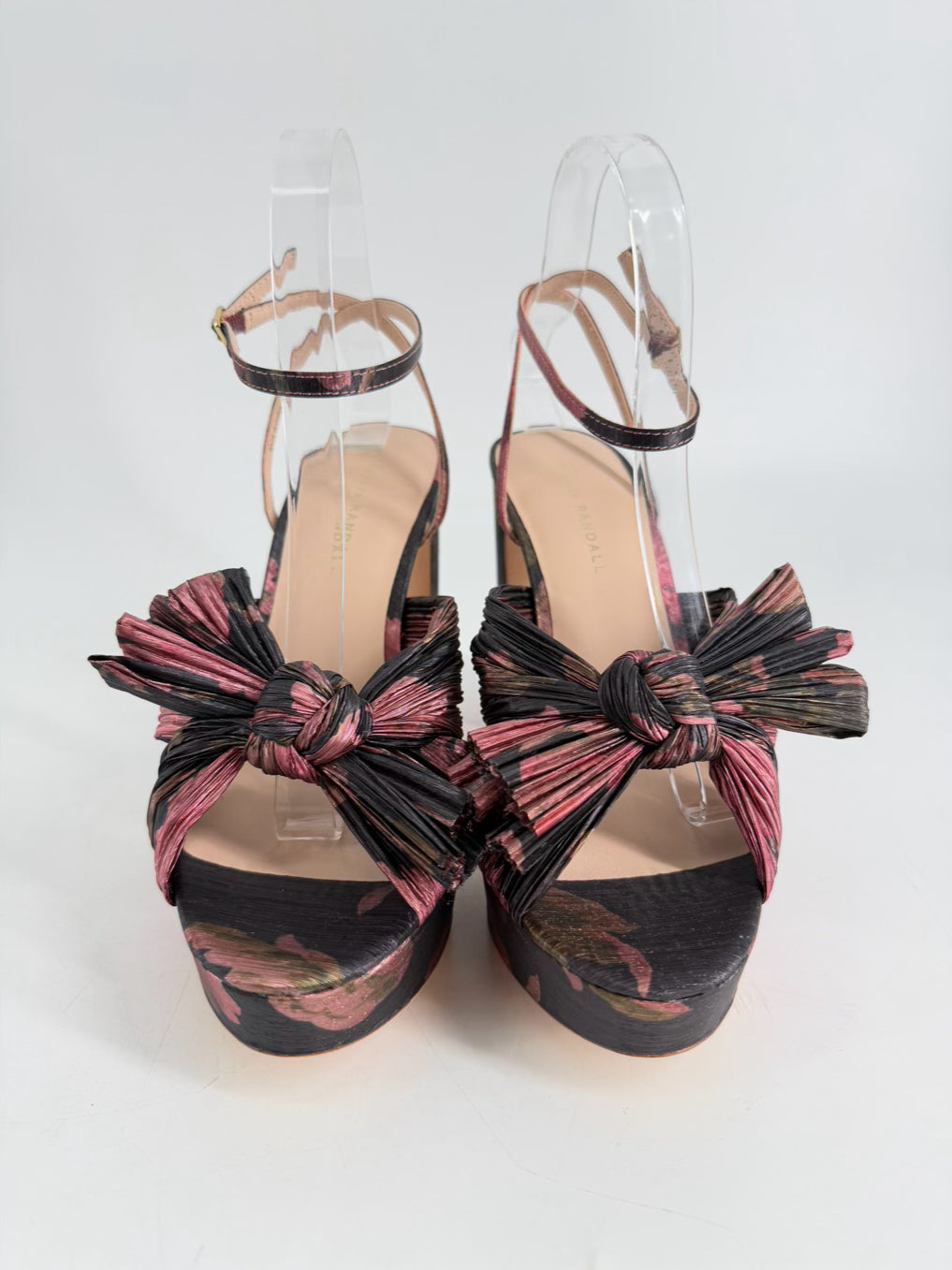 LOEFFLER RANDALL Size 9 Black & Pink Heels