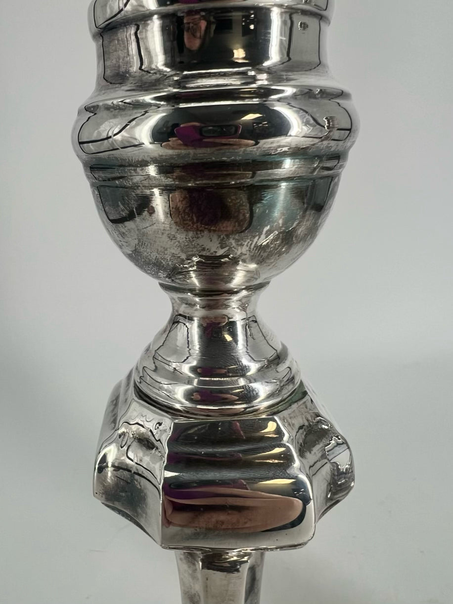 CHELSEA HOUSE Silver Plate Pair of 1984 Candleholders