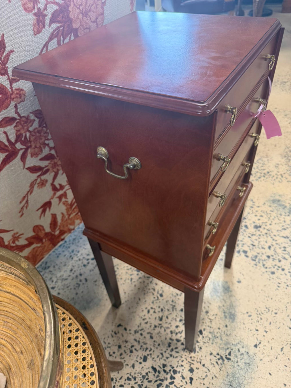 Dark Wood Chest for Silverware