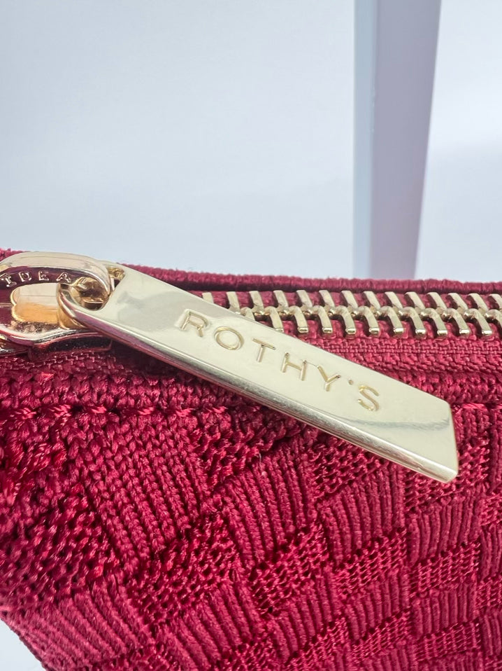 ROTHY'S Cherry Red Textile Purse