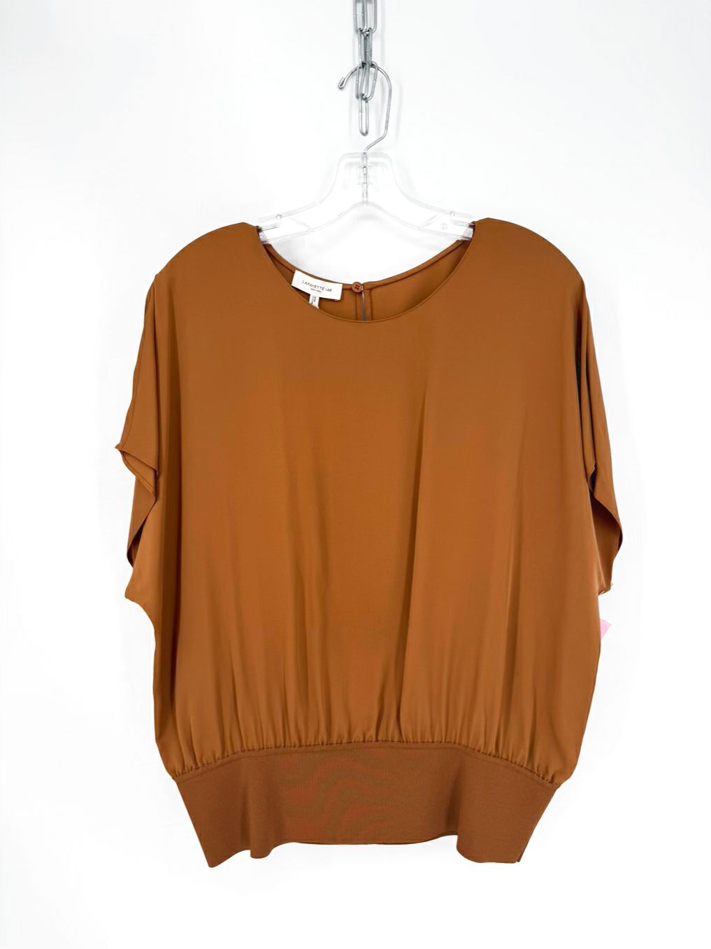 LAFAYETTE 148 Size Wmn's XL Copper Silk Blouse