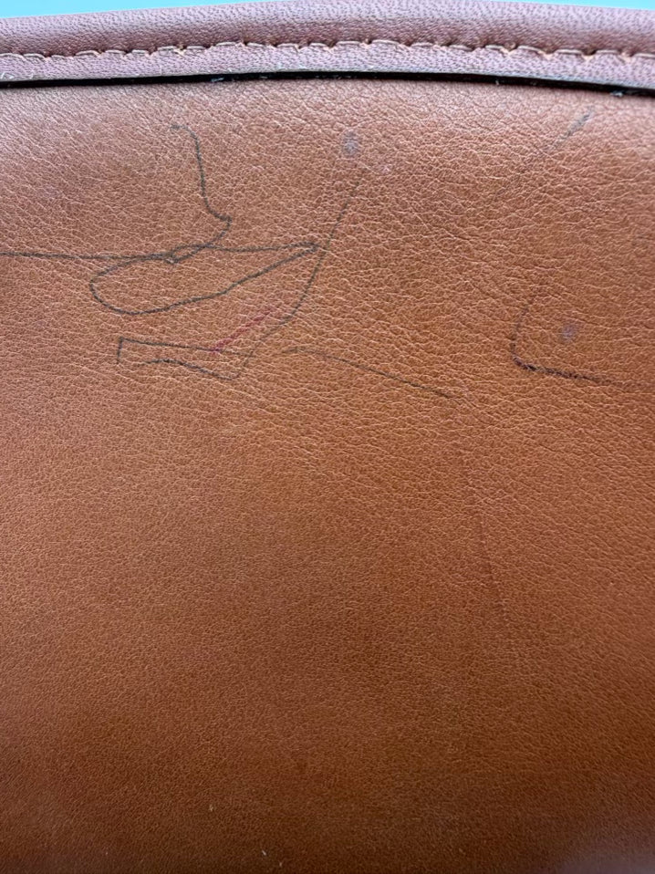 COACH Leather Cognac Briefcase