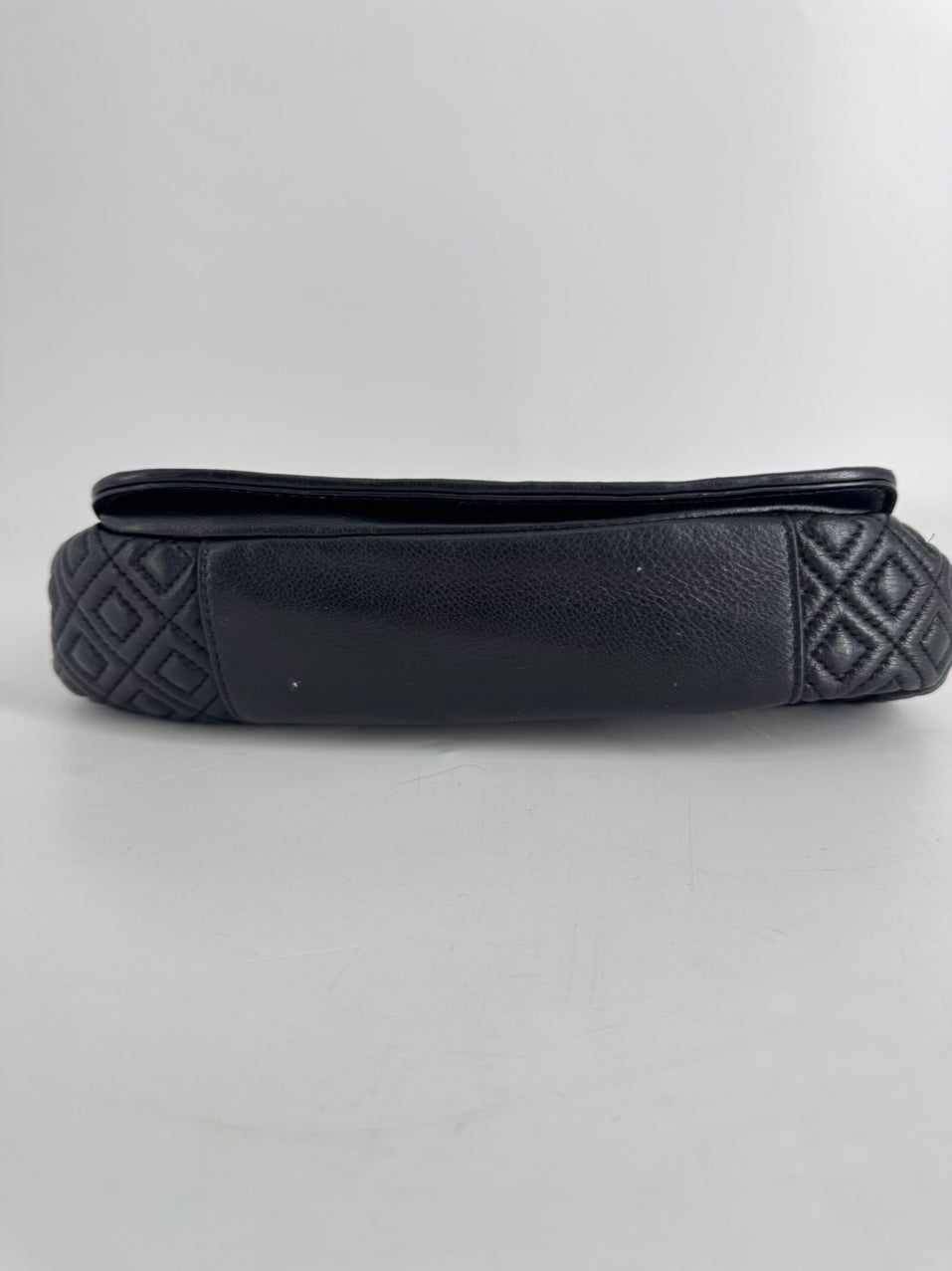 TORY BURCH Black Quilted Leather Purse