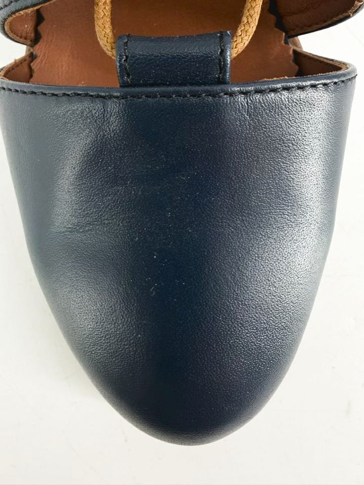 JULIA BO Nassau Cutout Oxfords Size WMNS 38 Navy Shoes