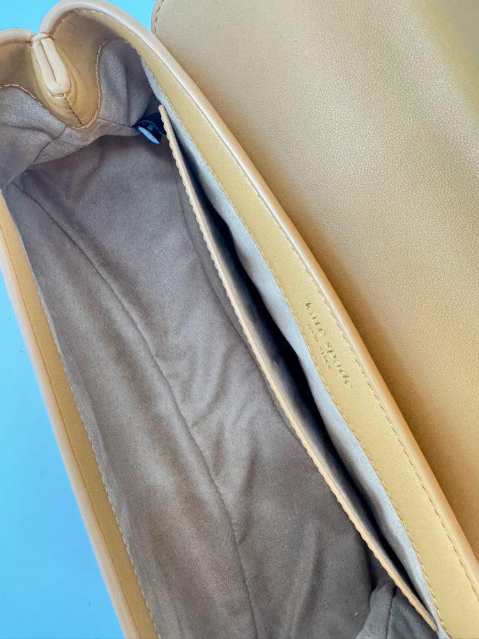 KATE SPADE Camel Leather Purse