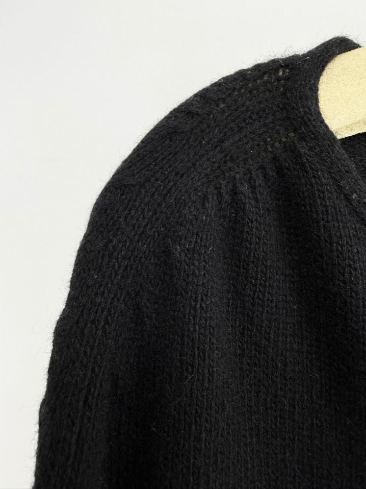 CAROLYN ROWAN Black Cashmere Sequins Shawl