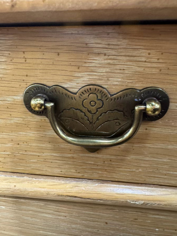 Light Oak Desk w/ Stretchers on Bottom