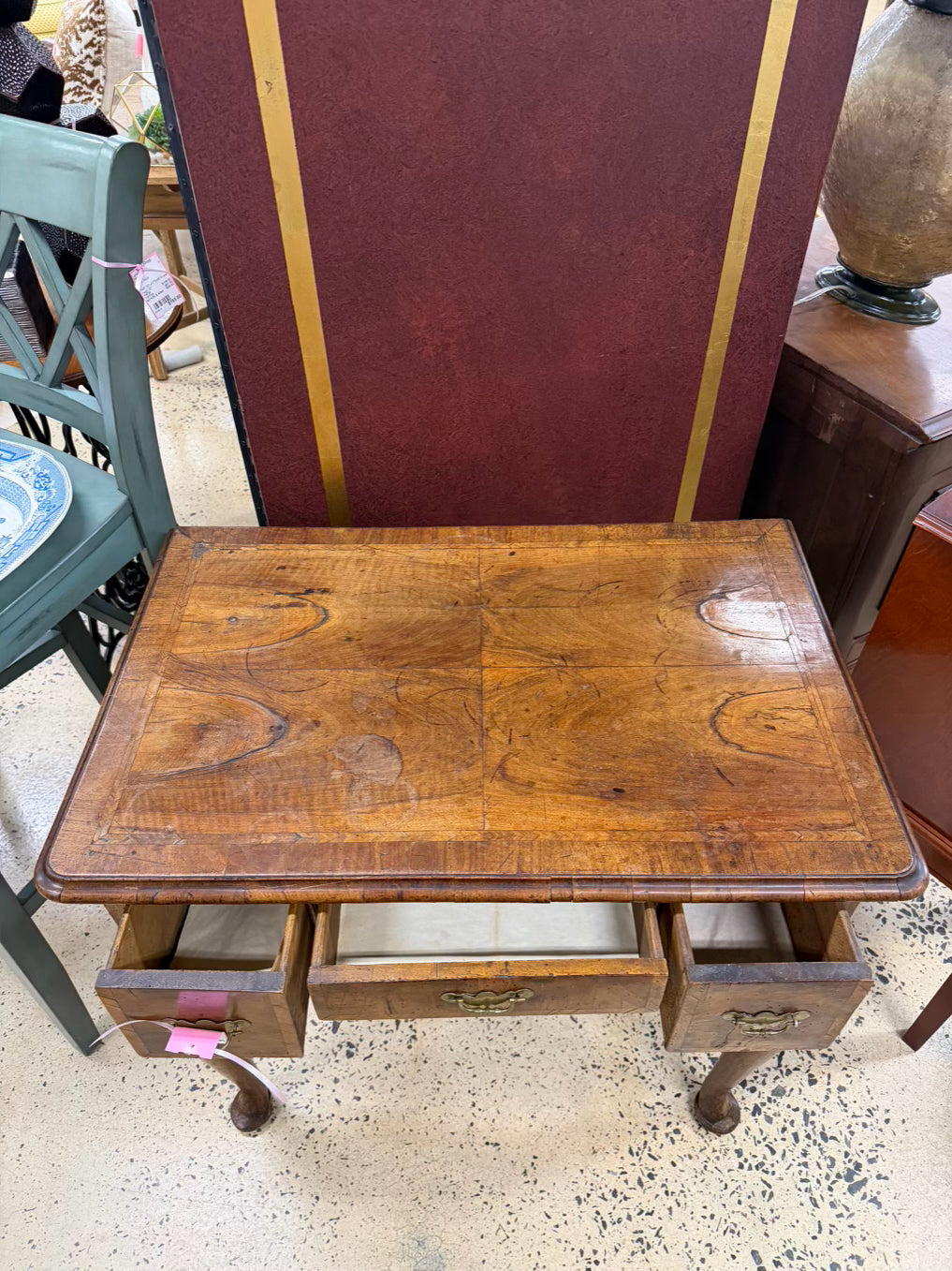 ANTIQUE Wood Occasional Table