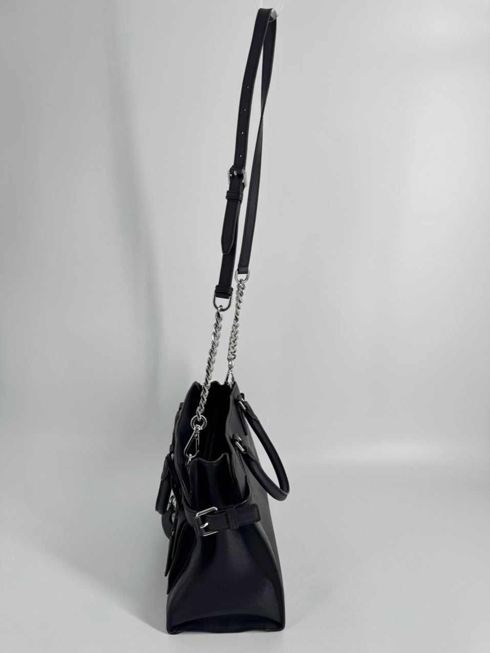 MICHAEL KORS Black Leather Purse