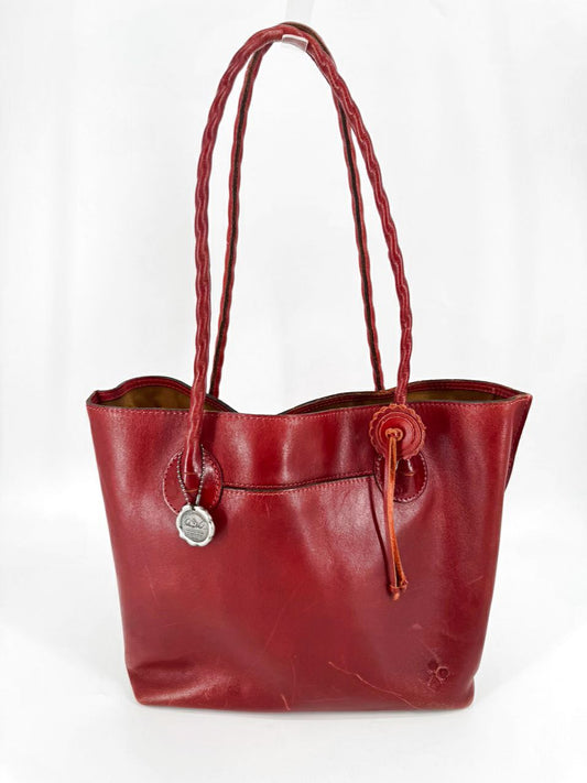 PATRICIA NASH Burgundy Leather Purse