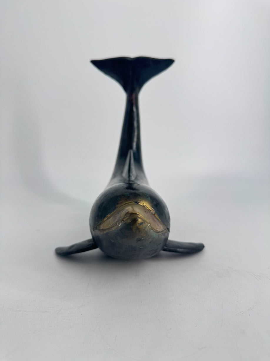 Metal Dolphin Figure