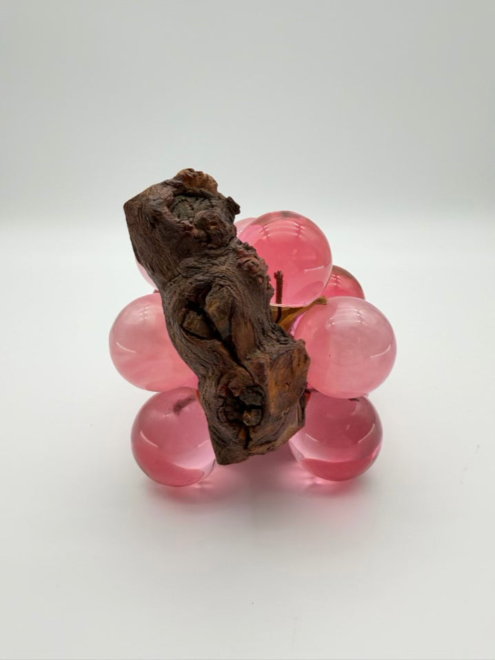 Pink Acrylic Grapes Misc. Home Item