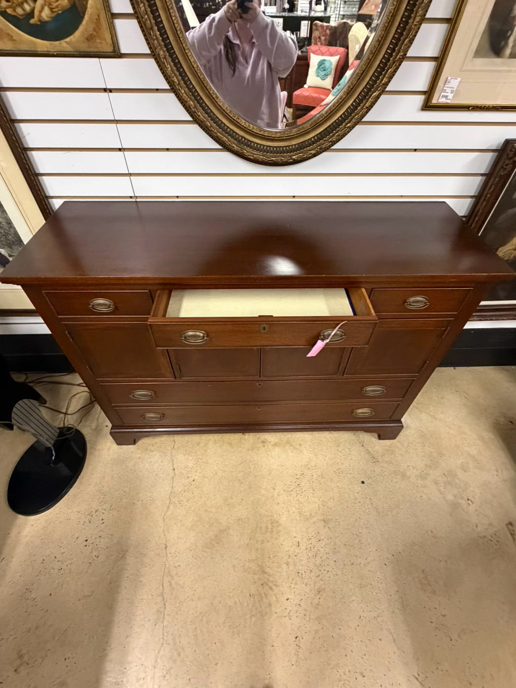 CRAFTIQUE Dark Mahogany Buffet