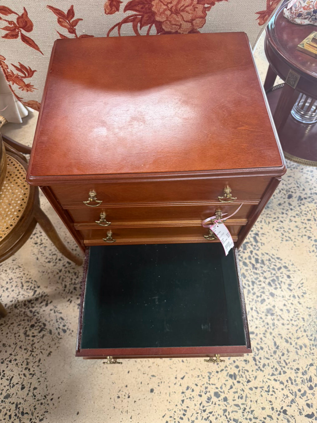 Dark Wood Chest for Silverware