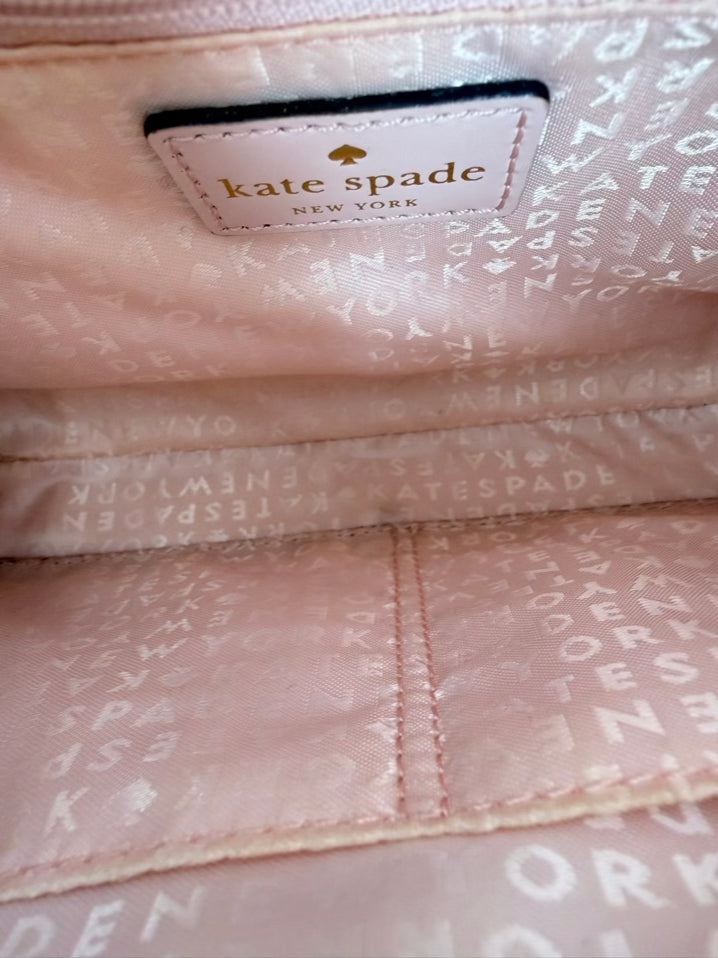 KATE SPADE Blush Leather Crossbody Bag
