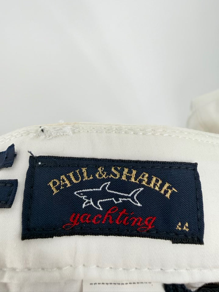 PAUL & SHARK Size 10 Cream Pants NWT