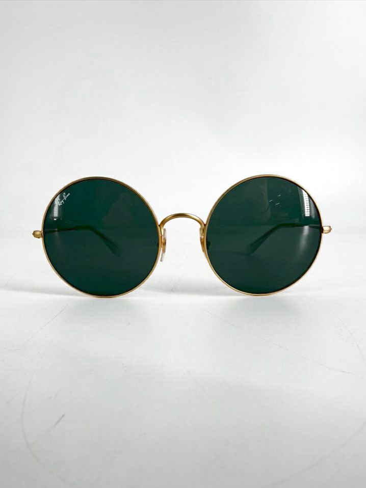 RAY-BAN Oval 1970 Gold Tone Sunglasses