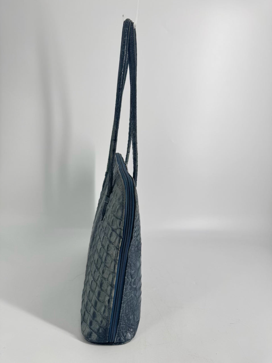 ALGO Teal Embossed Leather Purse