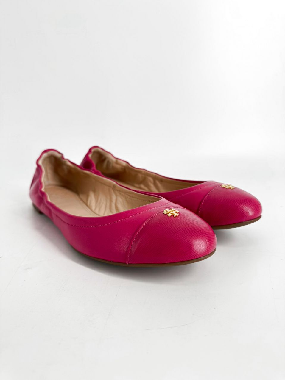 TORY BURCH Size 8.5 Pink Leather Flats