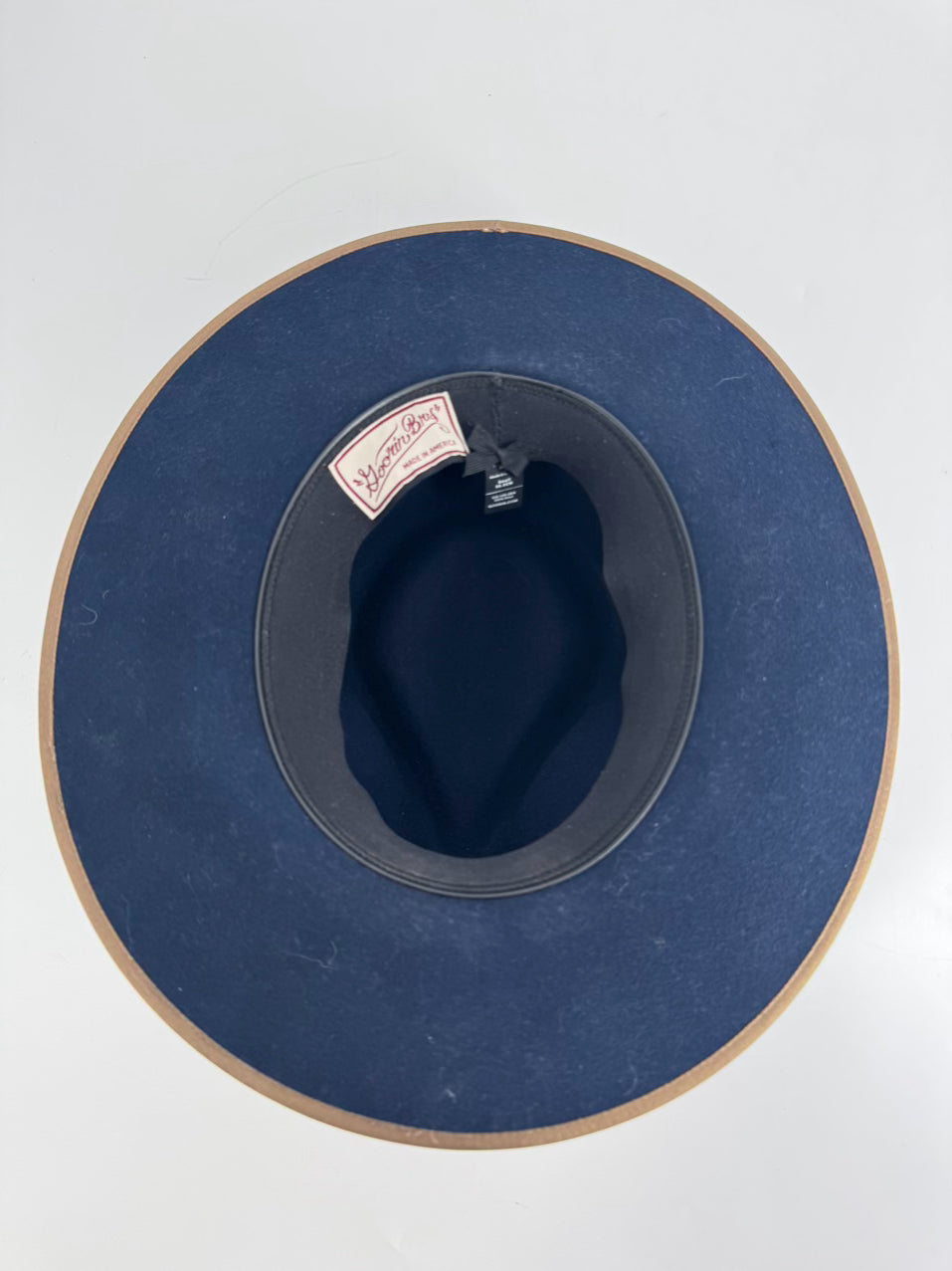 GOORIN BROS Unisex Size Small Navy Suede Fedora