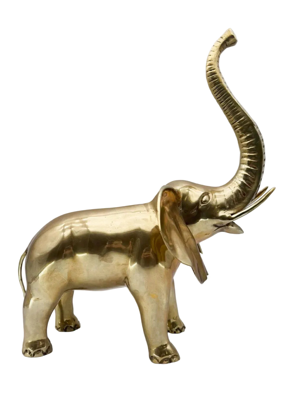 Large Elephant Brass Figure