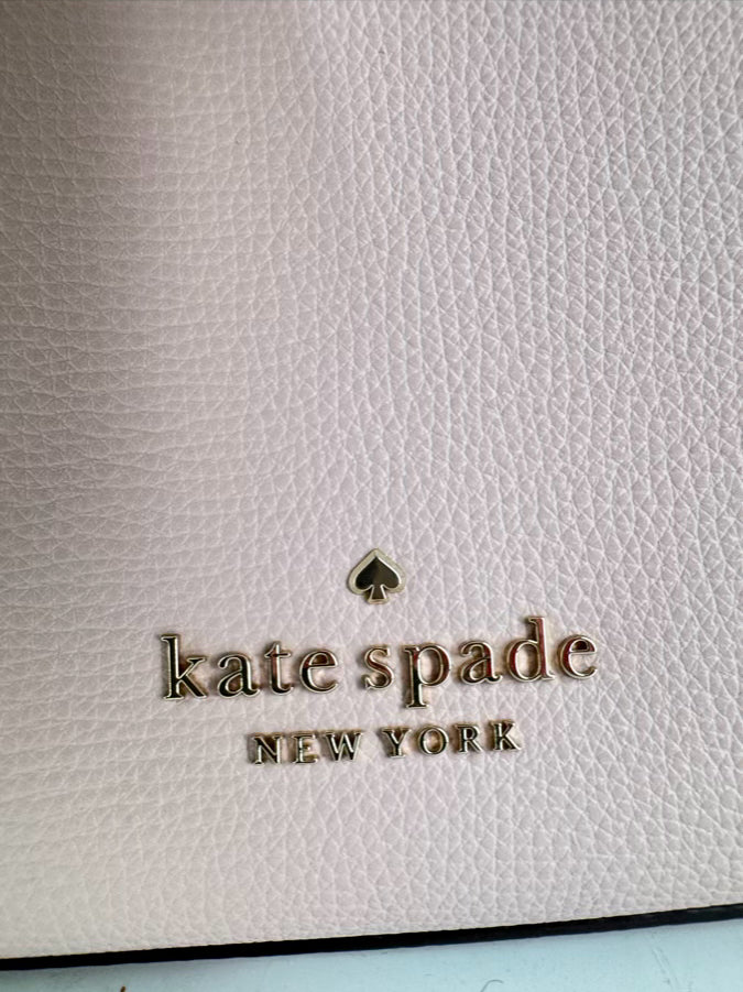 KATE SPADE Pink & Merlot Leather Darcy Small Bucket Crossbody