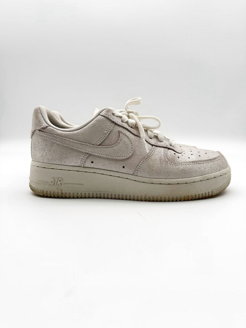 NIKE Air Force 1 Sparkle WMNS Size 8 White Sneakers