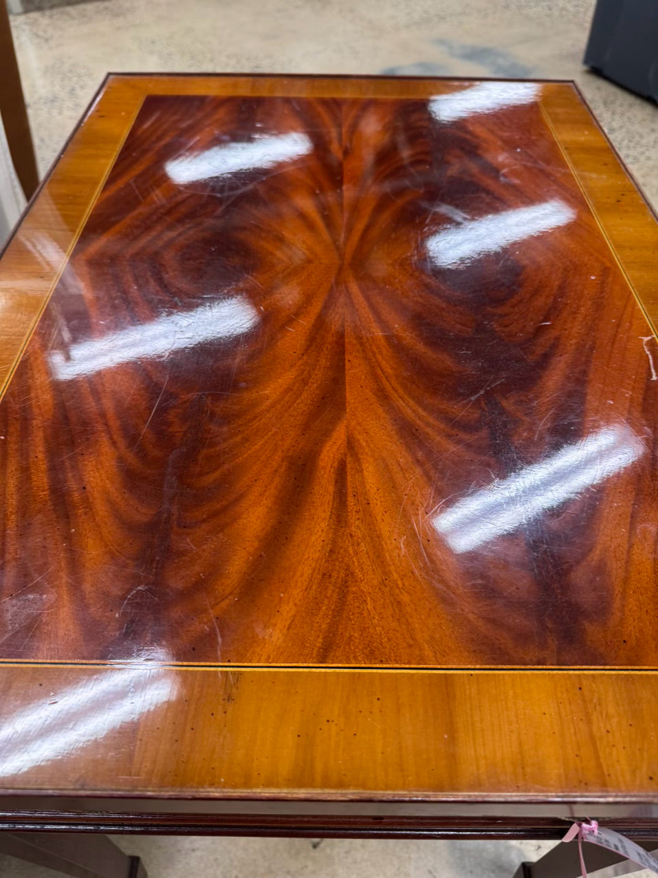 HEKMAN Burled Wood End Table