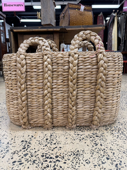 NICKEY KEHOE Rattan Large Weave Basket