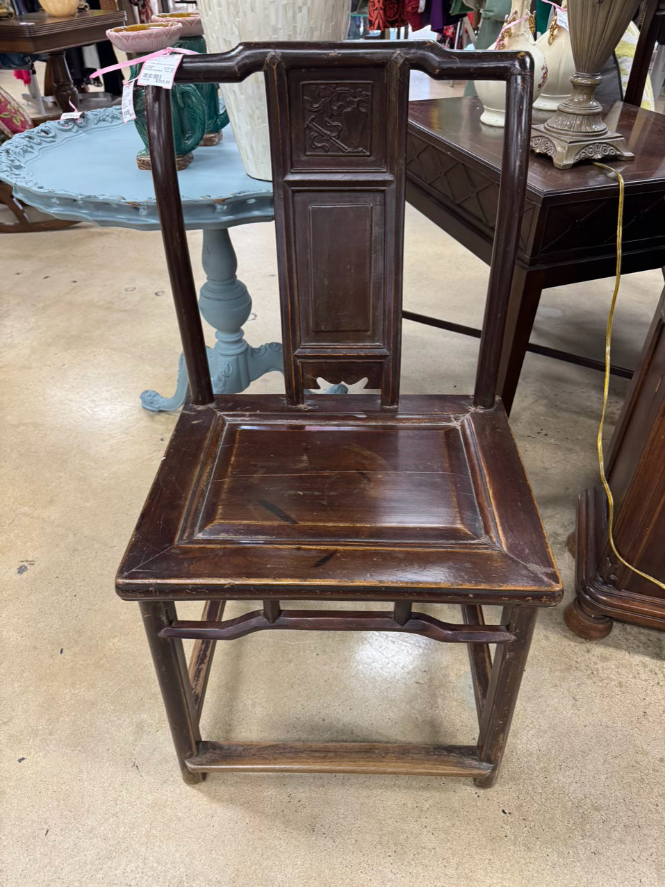 Carved Wood Chair