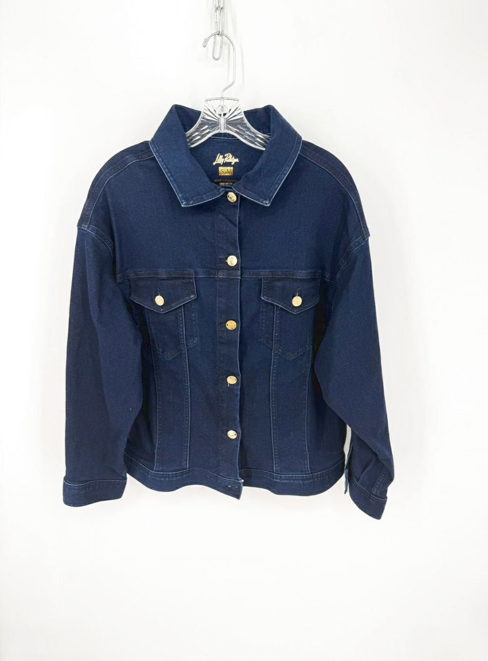 LILLY PULITZER Size S/M Indigo Denim Jacket