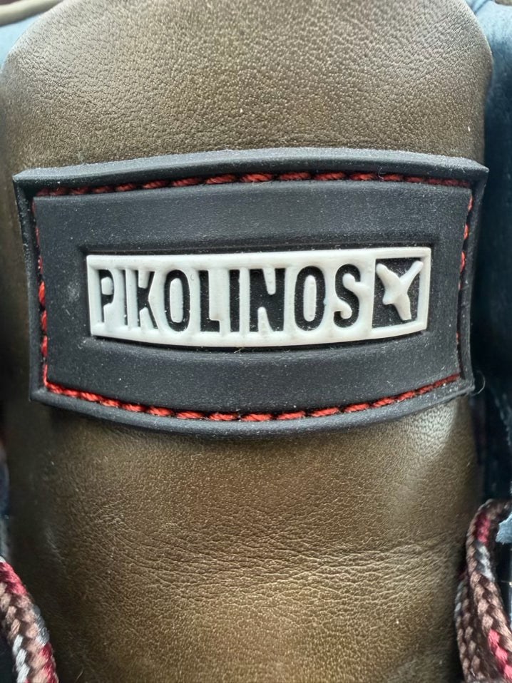 PIKOLINOS MENS Size 43 Chocolate Leather Boots