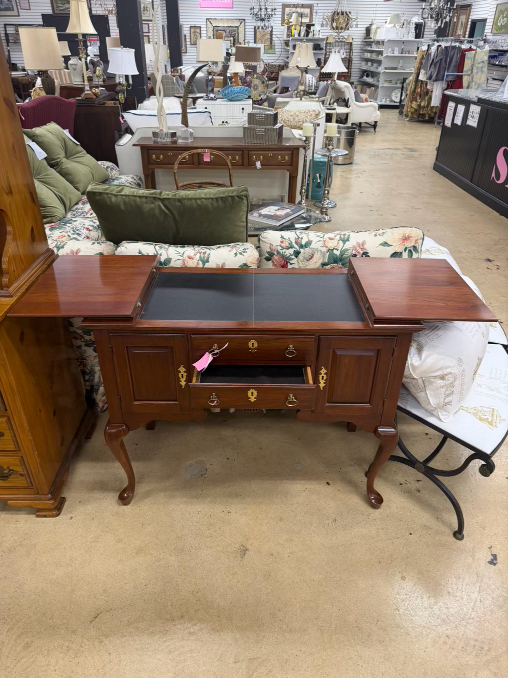 PENNSYLVANIA HOUSE Wood Fold Out Server w/ Leaves