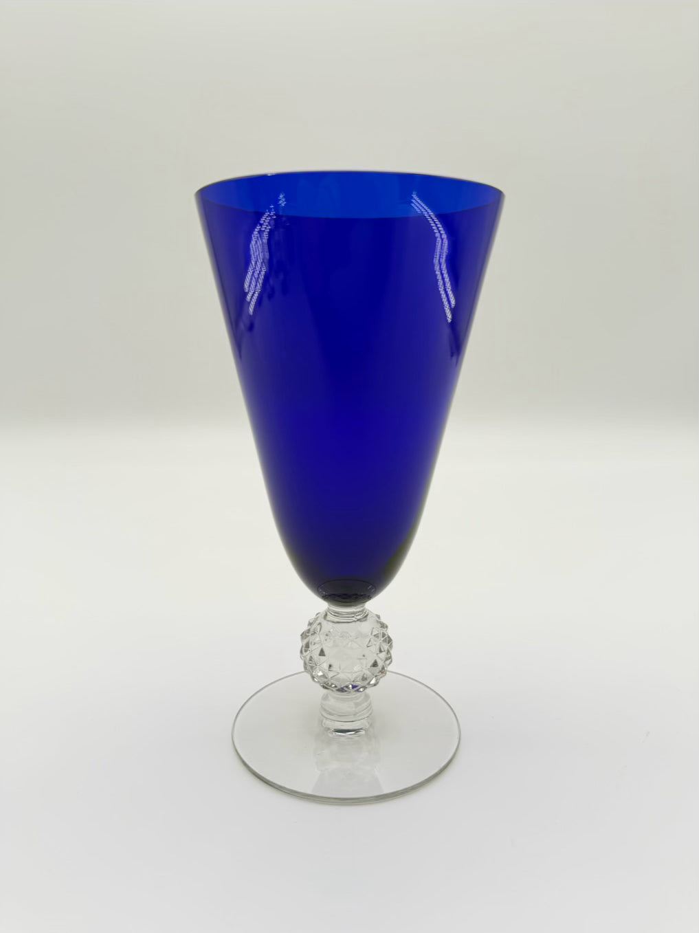 Cobalt Glass Golf Ball 6 Morgantown Glassware