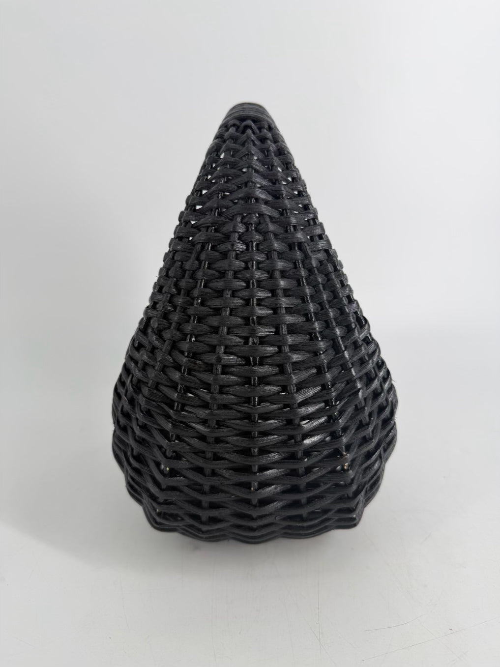 LOEFFLER RANDALL Black Wicker Purse