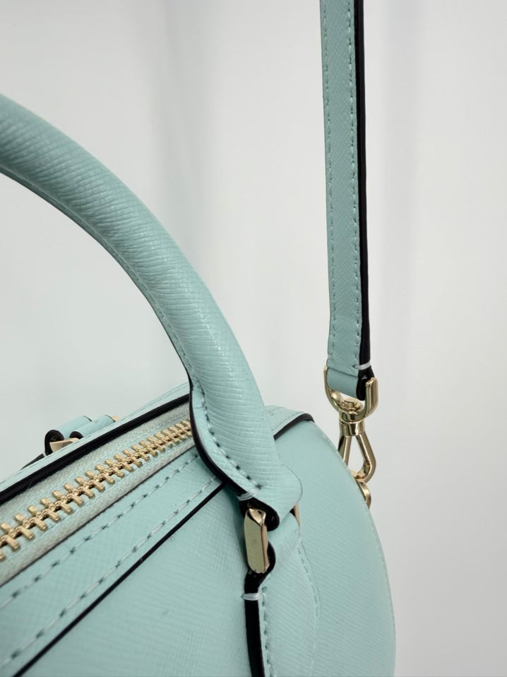 KATE SPADE Ice Blue Leather Crossbody Bag
