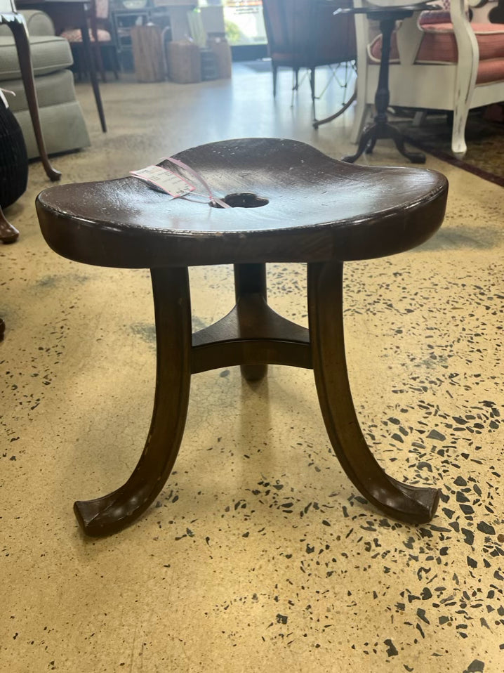Wood Thebes Triangular Stool