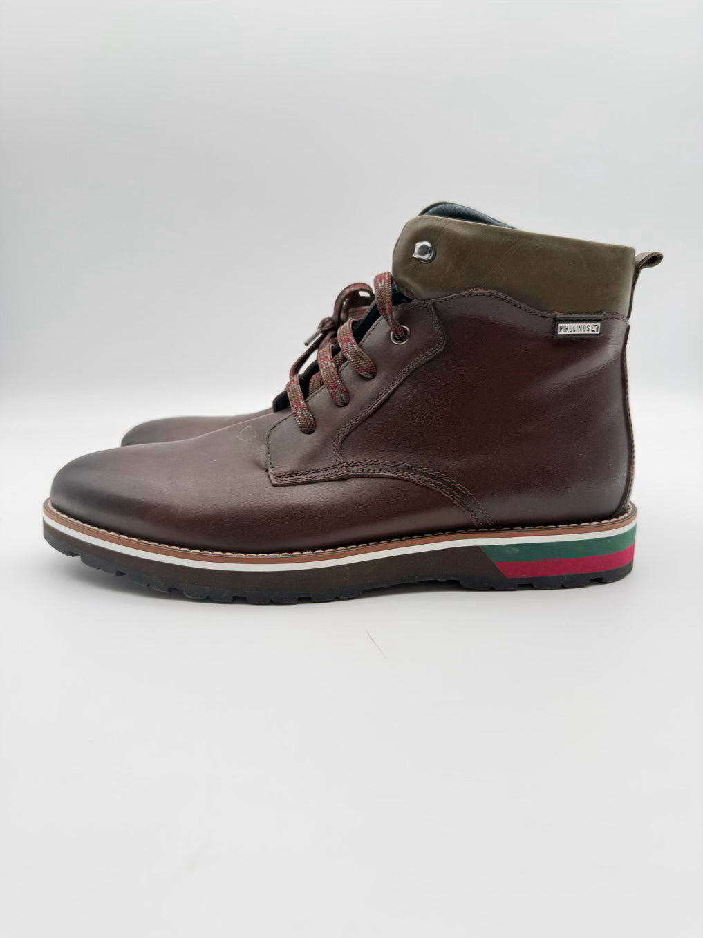 PIKOLINOS MENS Size 43 Chocolate Leather Boots