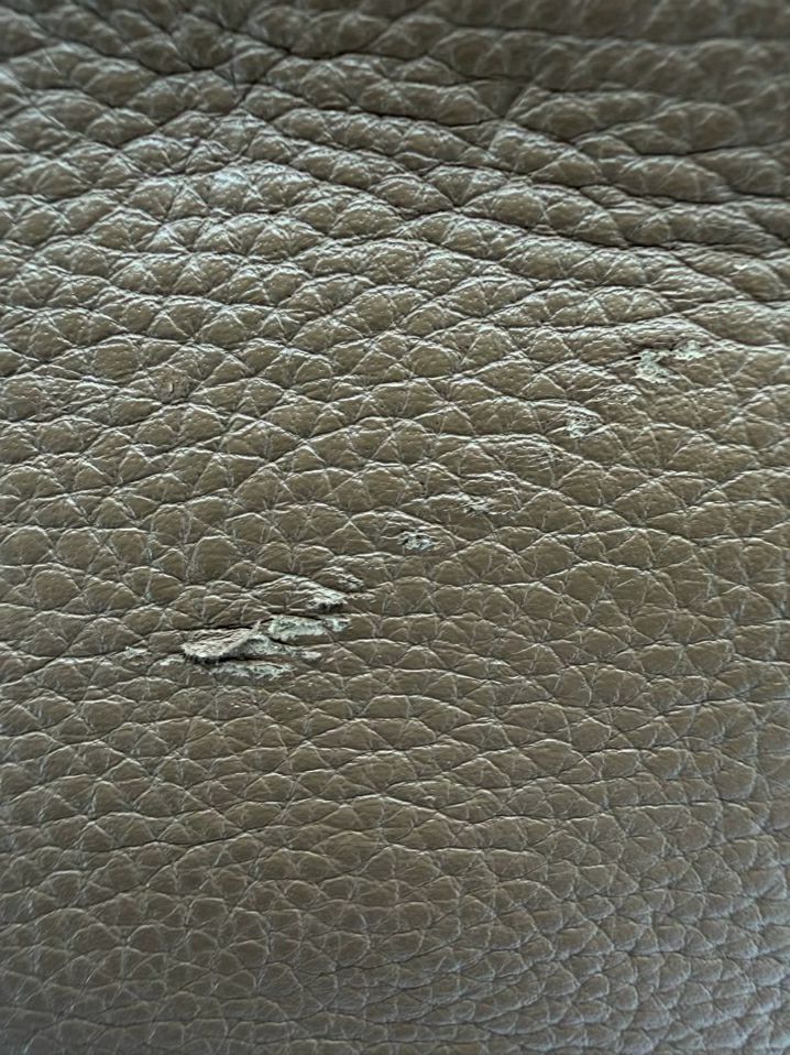 CHLOE Marcie Hobo Taupe Leather Bag