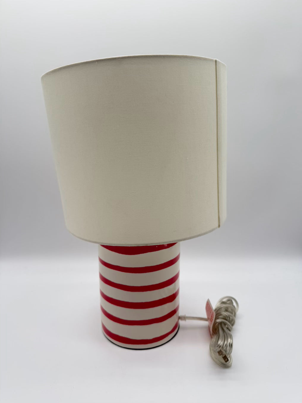 KATE SPADE Pink & White Lamp w/ White Shade
