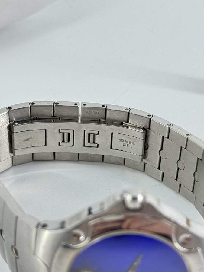 MOVADO Stainless Steel Blue Face Sports Edition Watch